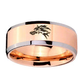 10mm-Wolf-Beveled-Edges-Rose-Gold-Tungsten-Carbide-Mens-Ring-Engraved