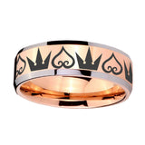 10mm-Hearts-and-Crowns-Beveled-Edges-Rose-Gold-Tungsten-Carbide-Promise-Ring