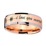 8mm-Sound-Wave,-I-love-you-more-Beveled-Rose-Gold-Tungsten-Men's-Wedding-Ring