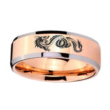 10mm-Dragon-Beveled-Edges-Rose-Gold-Tungsten-Carbide-Mens-Anniversary-Ring