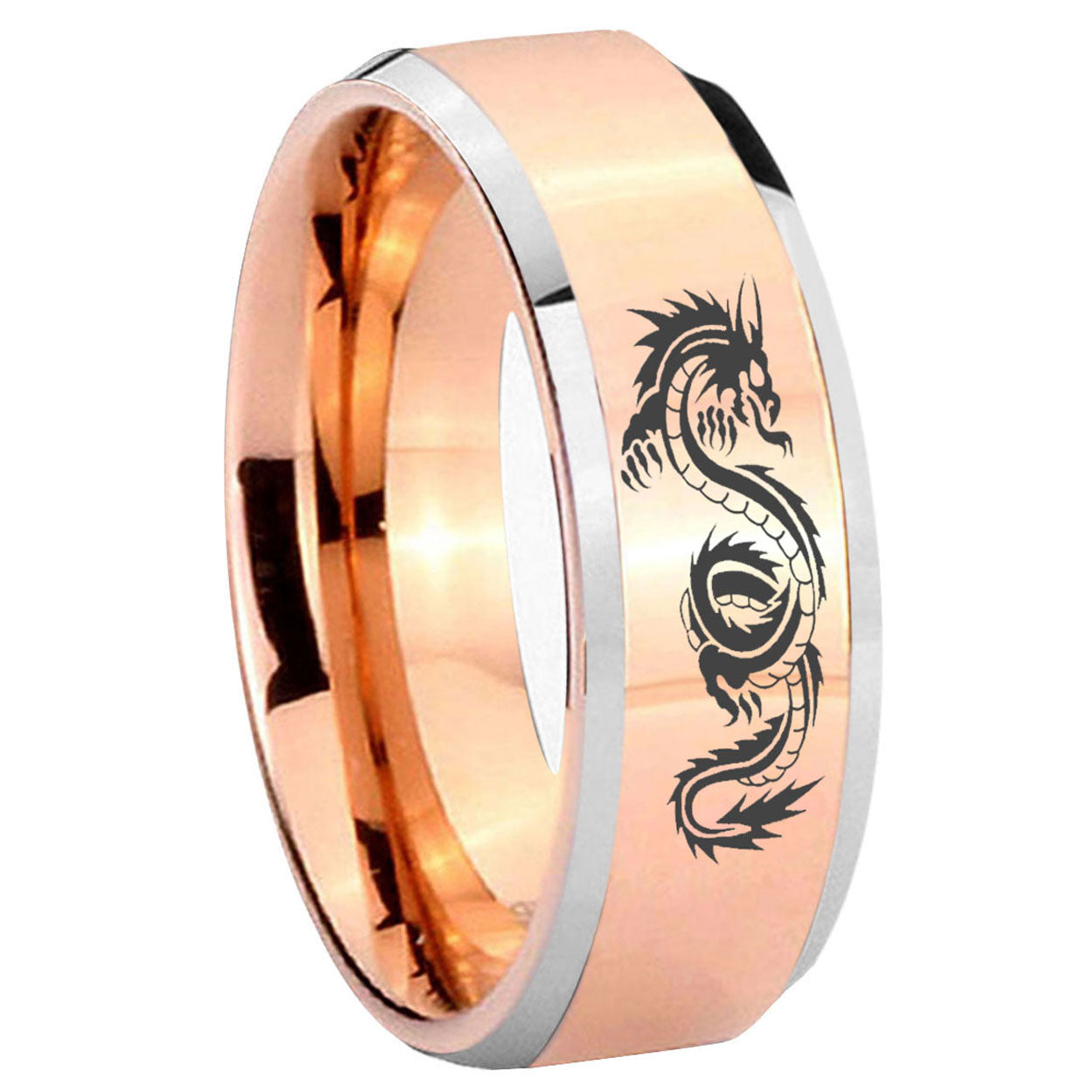 Fleur-De-Lis Tungsten Carbide His And Hers Ring