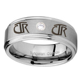 8mm-CTR-Step-Edges-Silver-Tungsten-Carbide-CZ-Mens-Anniversary-Ring