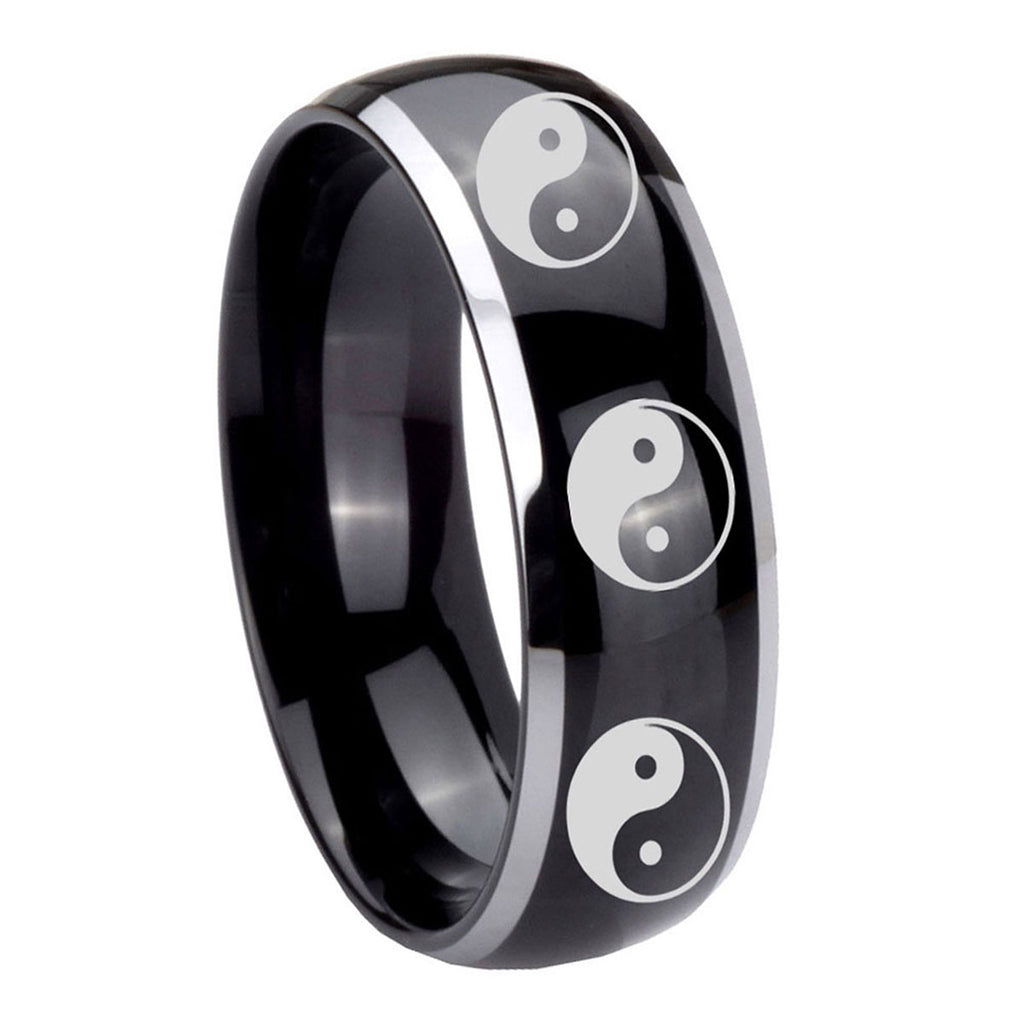 Capricorn Zodiac Tungsten Carbide Mens Band Set