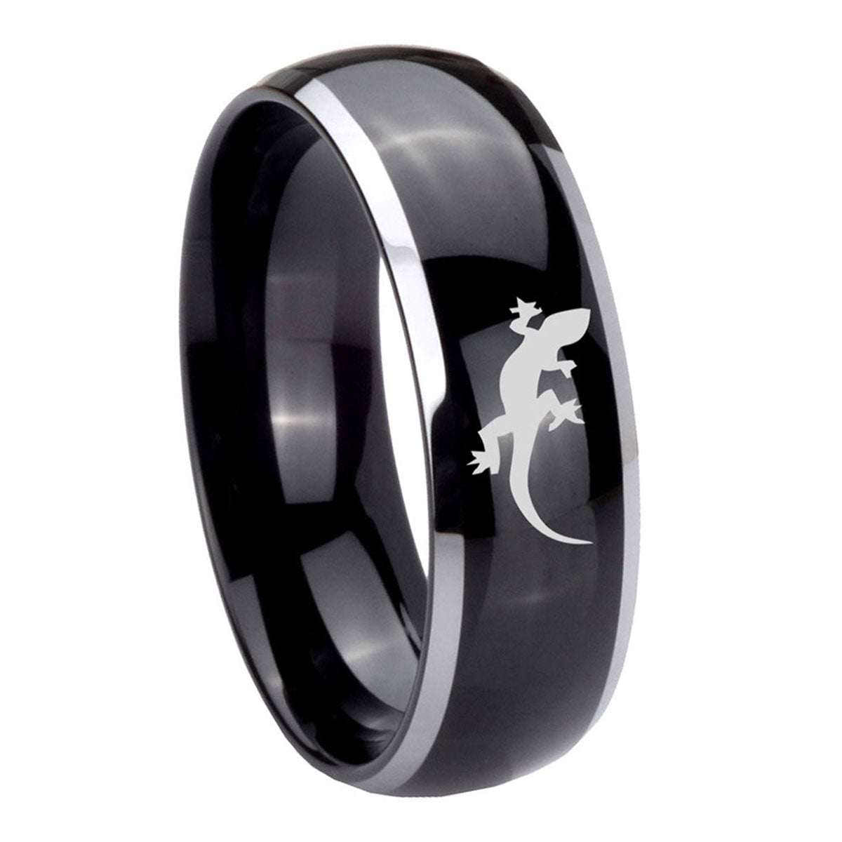 Cancer Horoscope Tungsten Carbide Couples Ring Set
