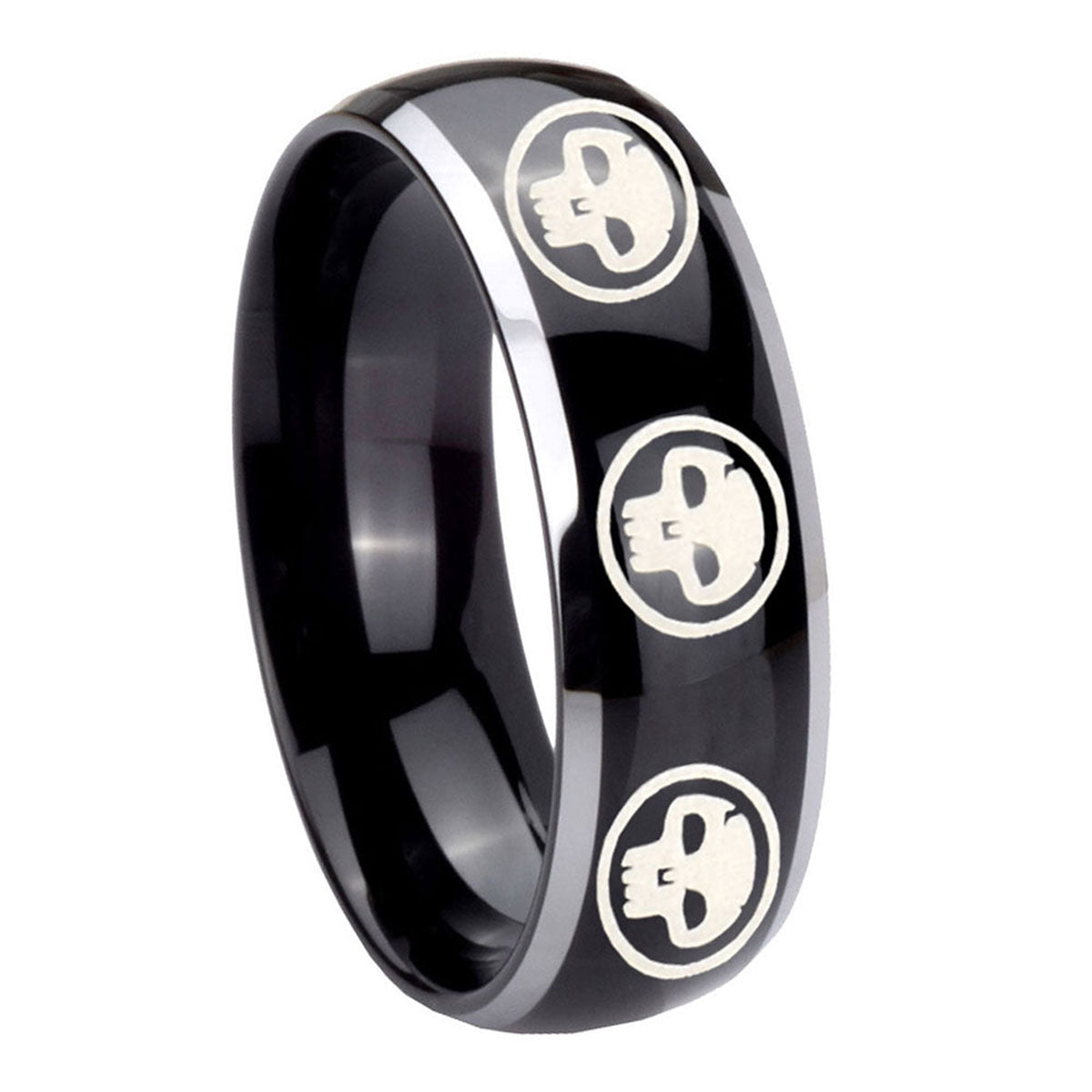 Heart Tungsten Carbide His Hers Ring Set