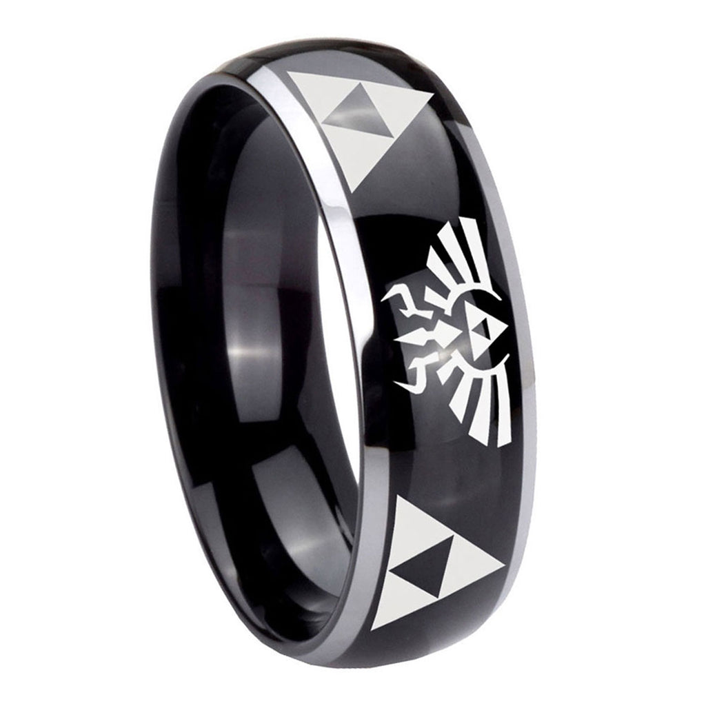 Multiple Maltese Cross Tungsten Carbide Bridal Set Rings