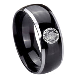 10mm-U.S.-Army-Dome-Glossy-Black-2-Tone-Tungsten-Carbide-Engraved-Ring
