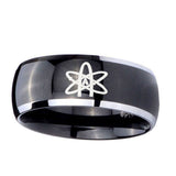 10mm-American-Atheist-Dome-Glossy-Black-2-Tone-Tungsten-Custom-Ring-for-Men