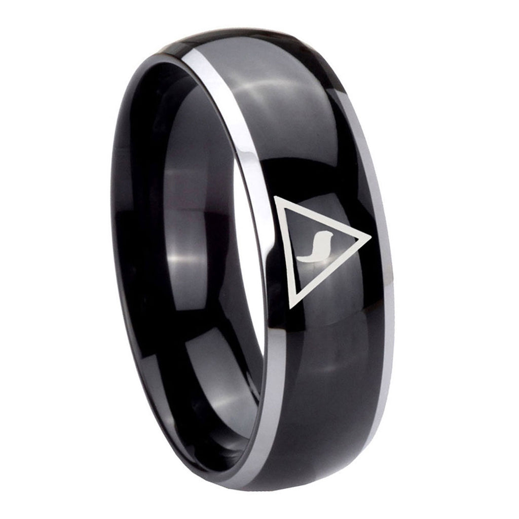 Islamic Shahada Tungsten Carbide Bridal Set Rings