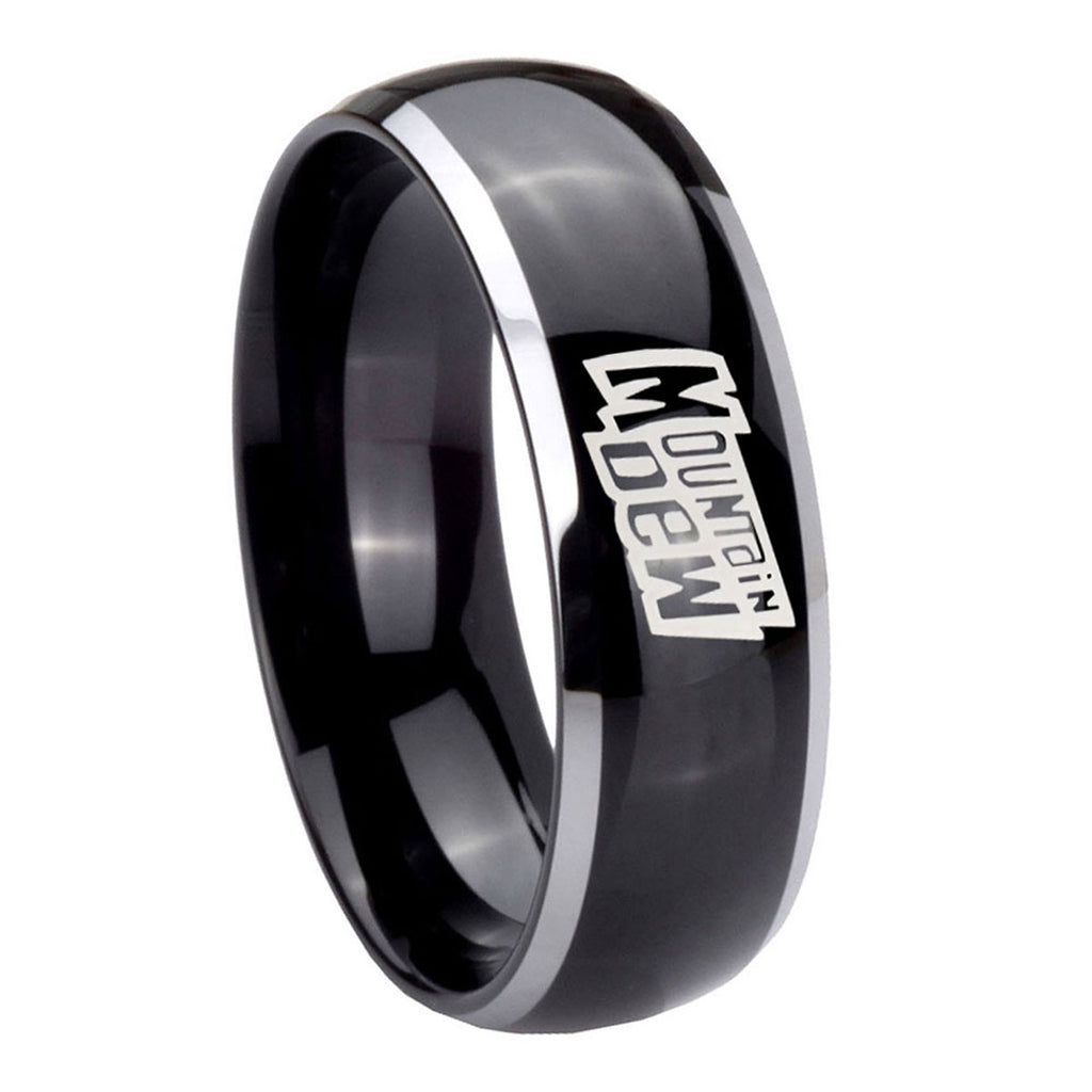 Multiple Fleur Delis Tungsten Carbide Wedding Set Rings