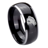 10mm-Fishing-Dome-Glossy-Black-2-Tone-Tungsten-Carbide-Engraved-Ring