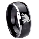 8mm-Chimpanzee-Dome-Glossy-Black-2-Tone-Tungsten-Carbide-Rings-for-Men