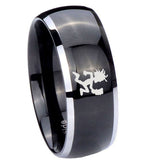 10mm-Hatchet-Man-Dome-Glossy-Black-2-Tone-Tungsten-Carbide-Wedding-Band-Mens