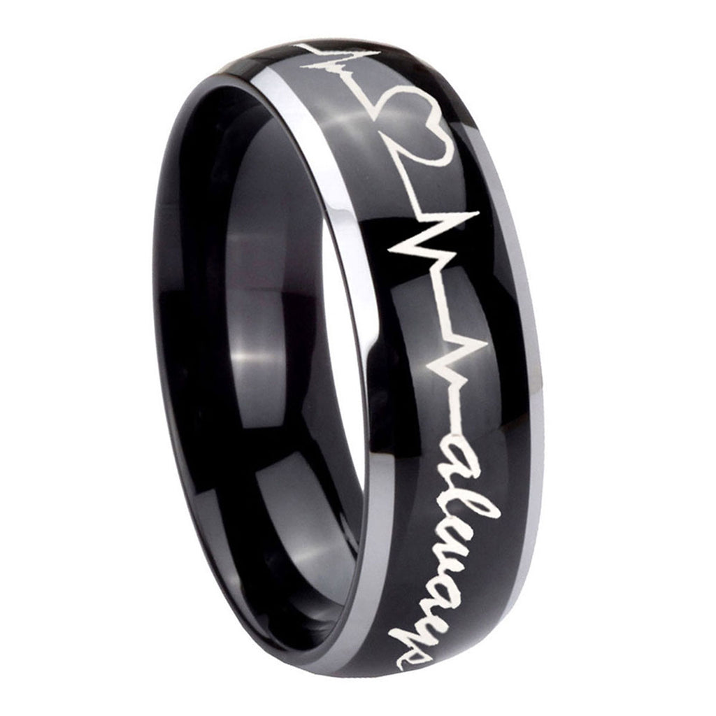 Lord Of The Rings Tungsten Carbide Promise Ring Set