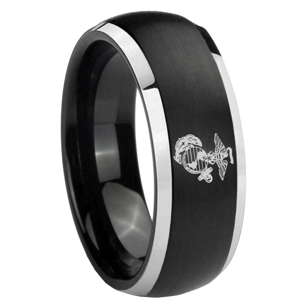 Fish And Cross Tungsten Carbide Bridal Ring Set