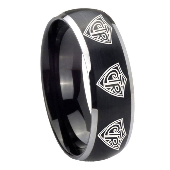 8mm-Multiple-CTR-Dome-Brushed-Black-2-Tone-Tungsten-Mens-Anniversary-Ring