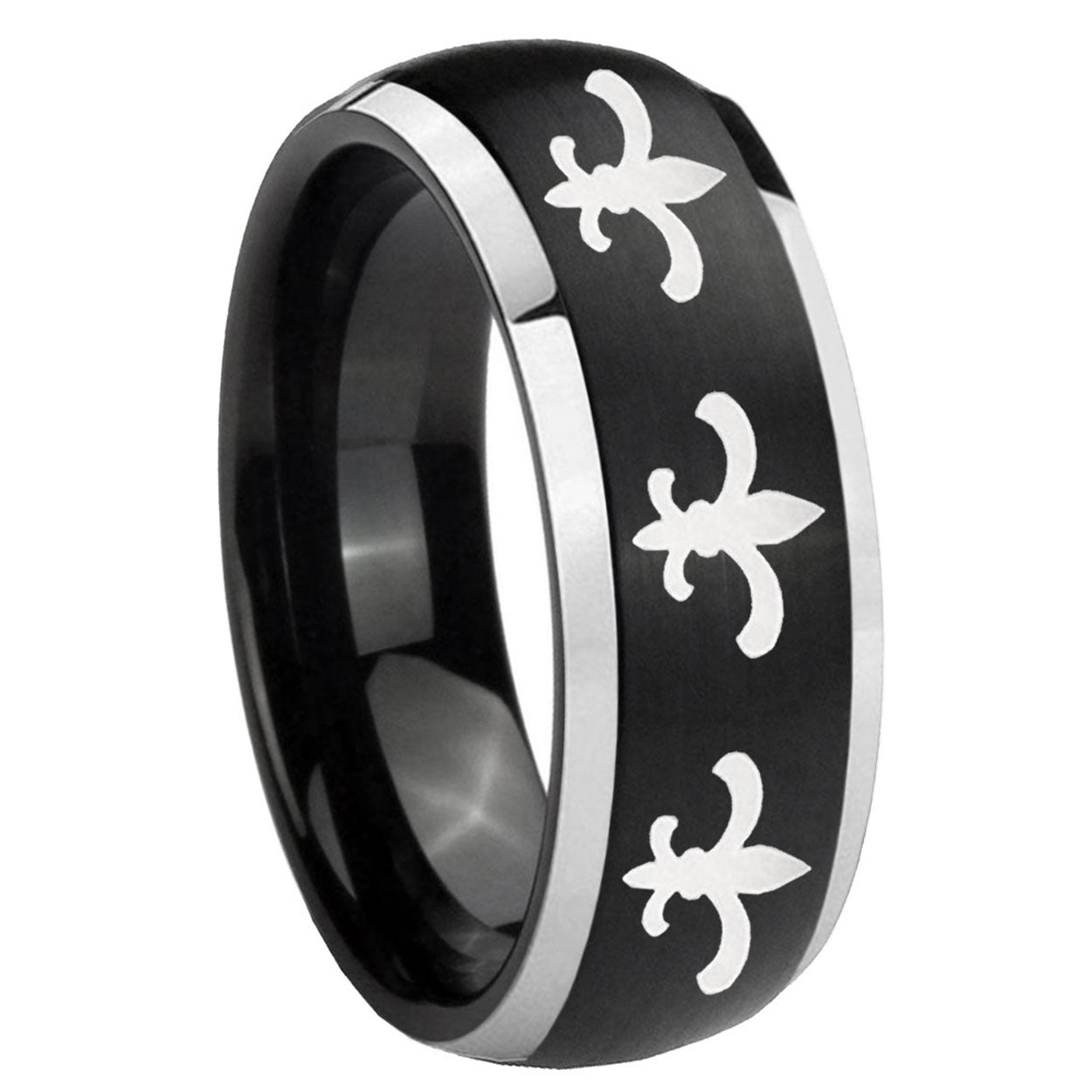 Viking Symbol Tungsten Carbide Bridal Band Set