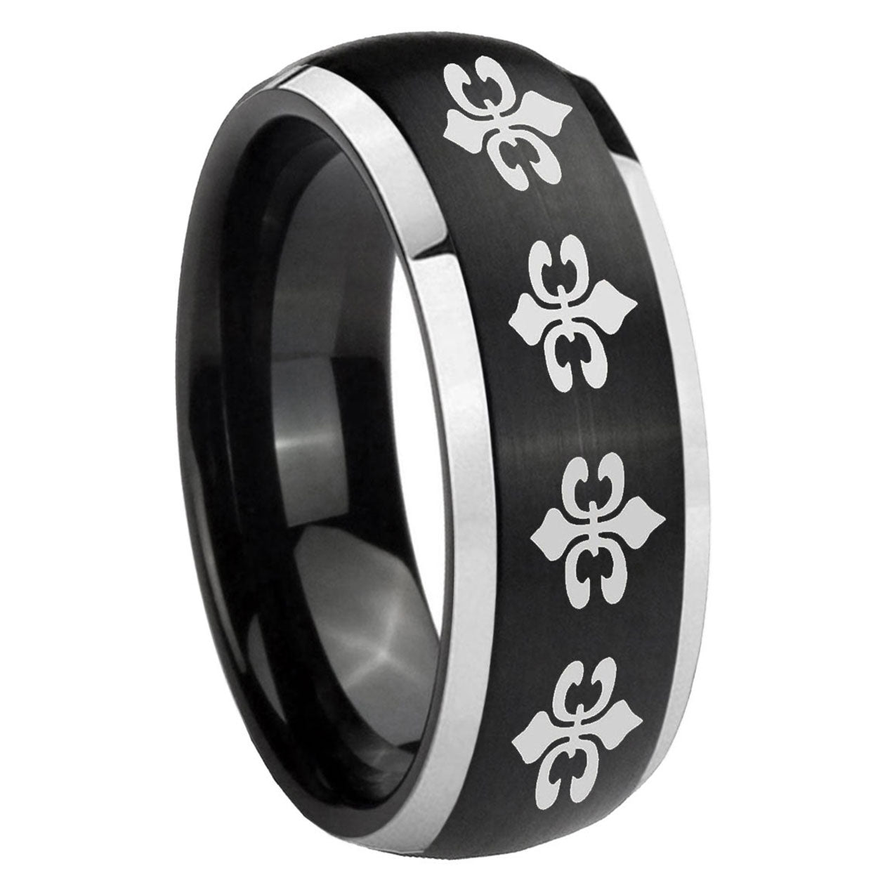 CTR Tungsten Carbide Wedding Set Ring