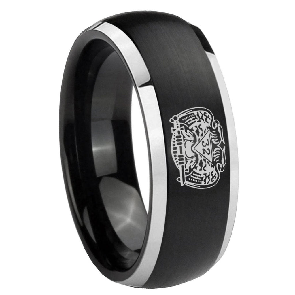 Marine Army Sergeant Tungsten Carbide His Hers Set Rings