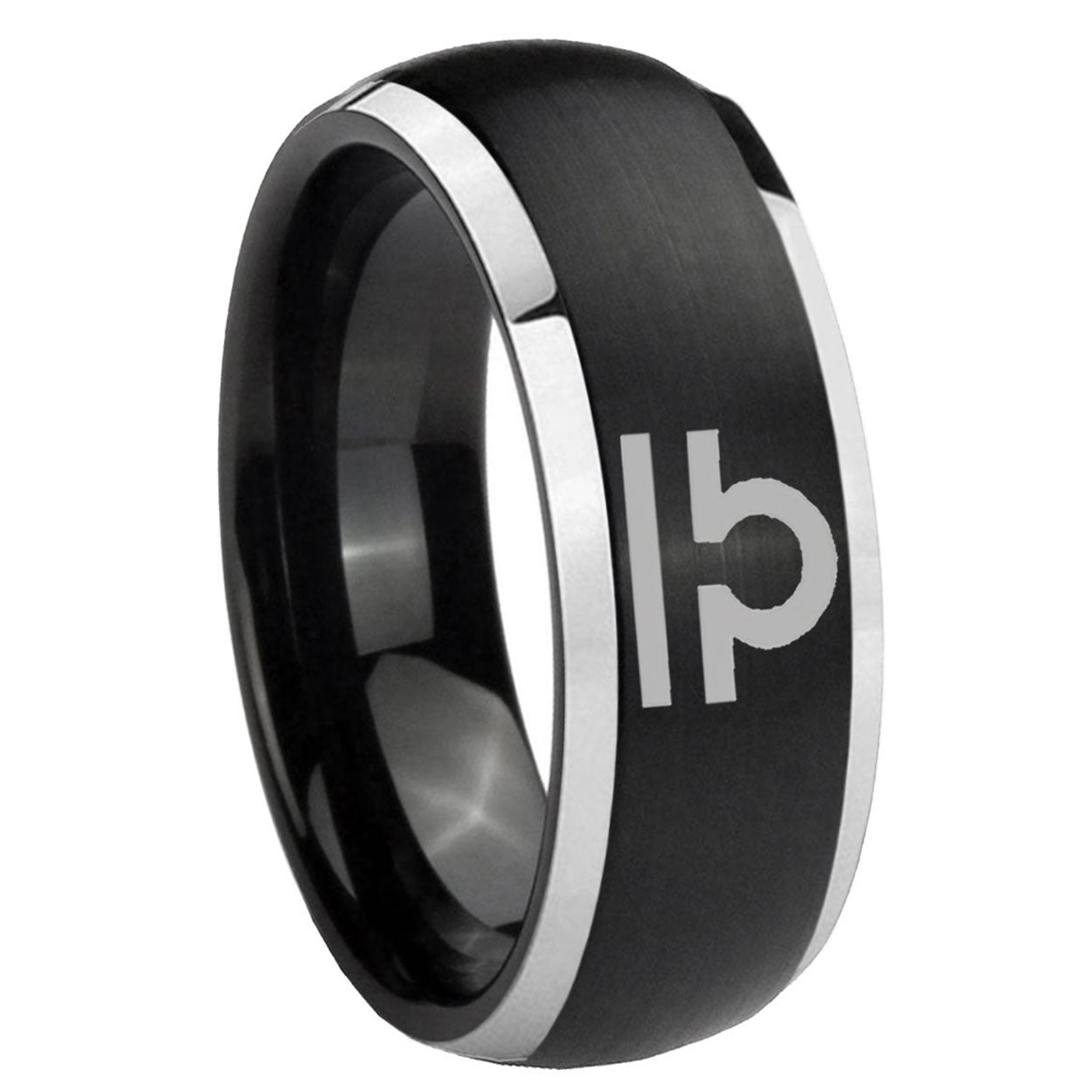 Virgo Zodiac Tungsten Carbide Bridal Set Rings