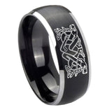 8mm-Celtic-Dog-Dome-Brushed-Black-2-Tone-Tungsten-Personalized-Ring