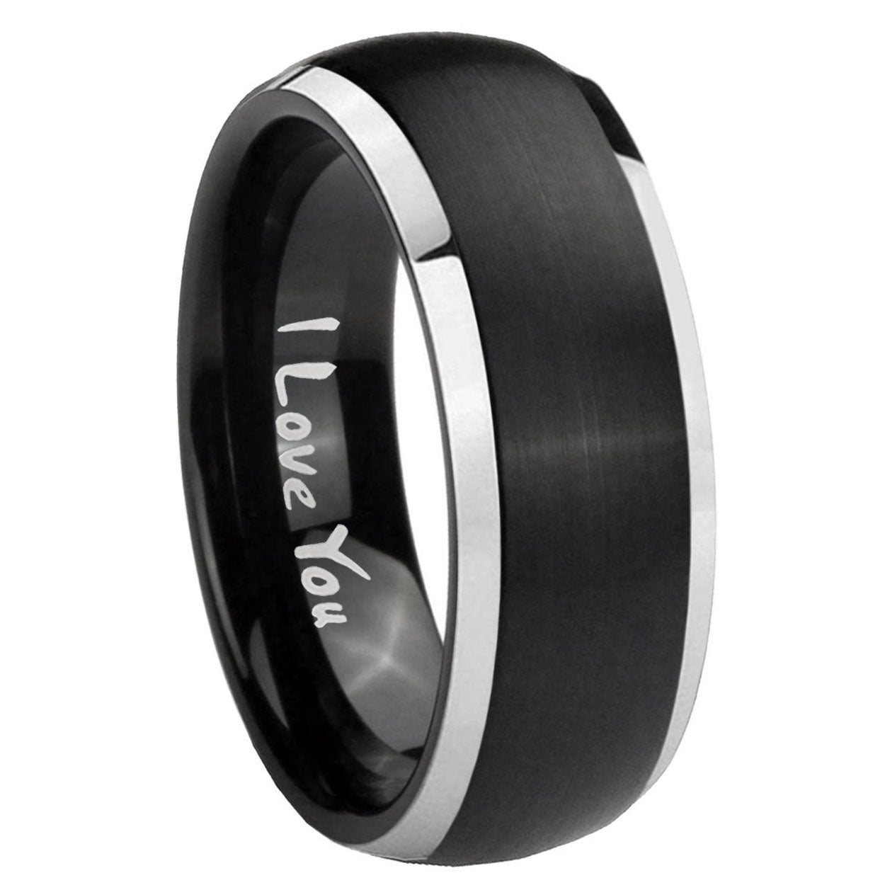 Scorpio Horoscope Tungsten Carbide Couple Band Set