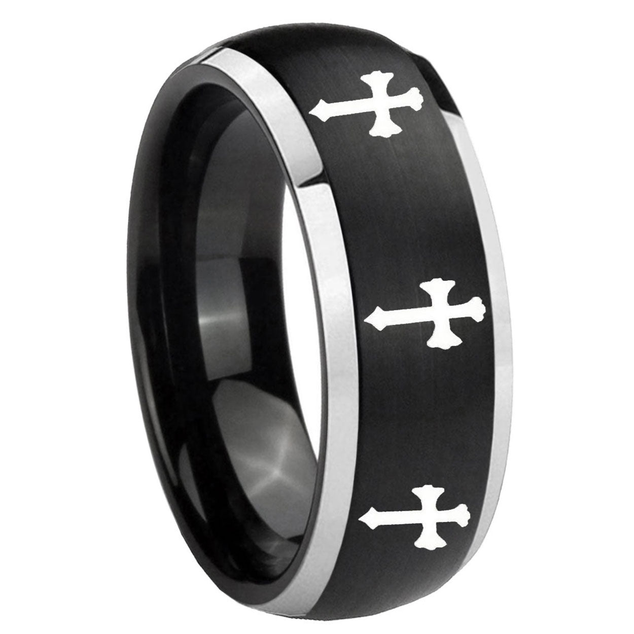 Libra Horoscope Tungsten Carbide Couples Ring Set