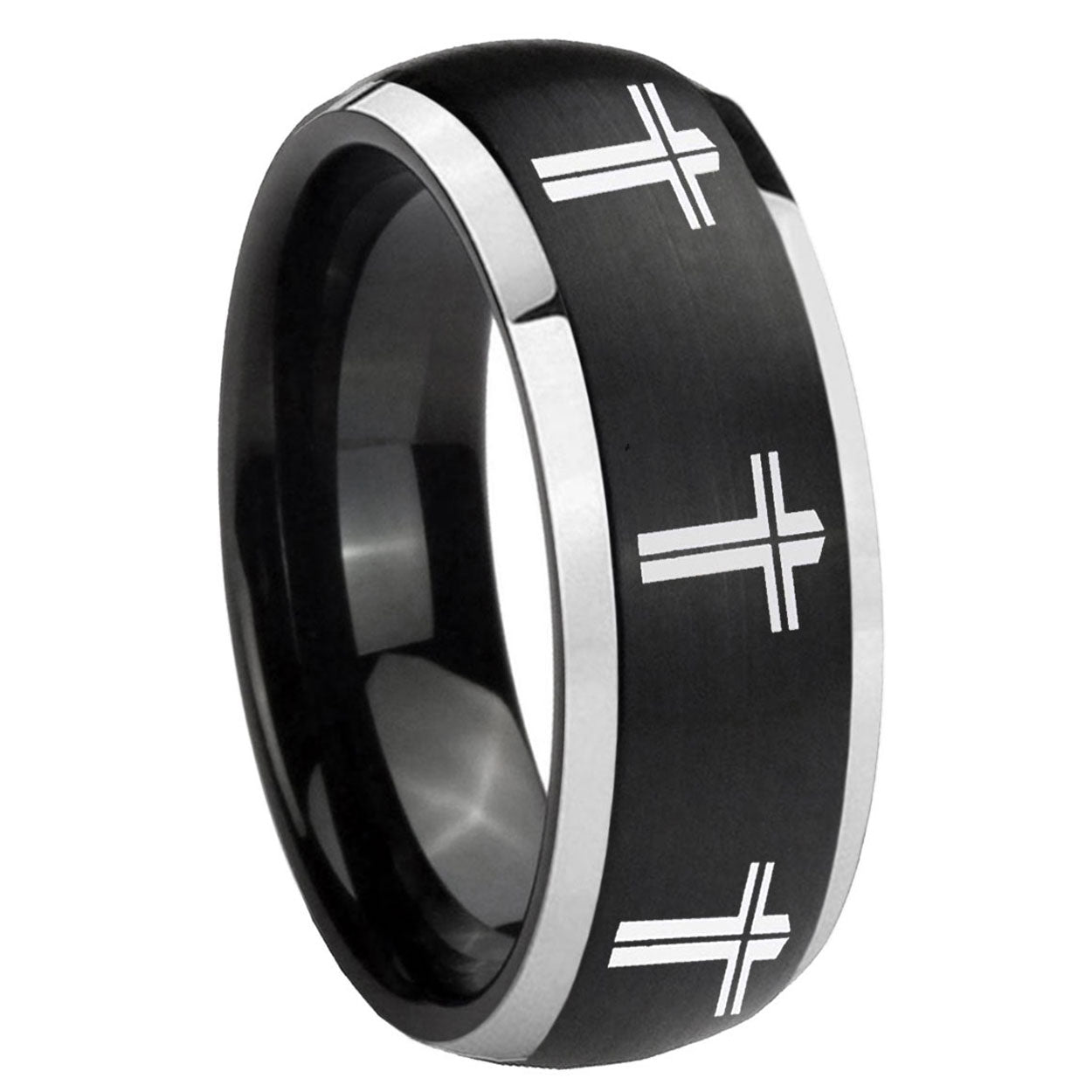 Leo Zodiac Tungsten Carbide Bridal Set Rings