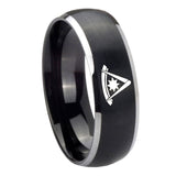 8mm-Pester-Master-Masonic-Dome-Brushed-Black-2-Tone-Tungsten-Anniversary-Ring