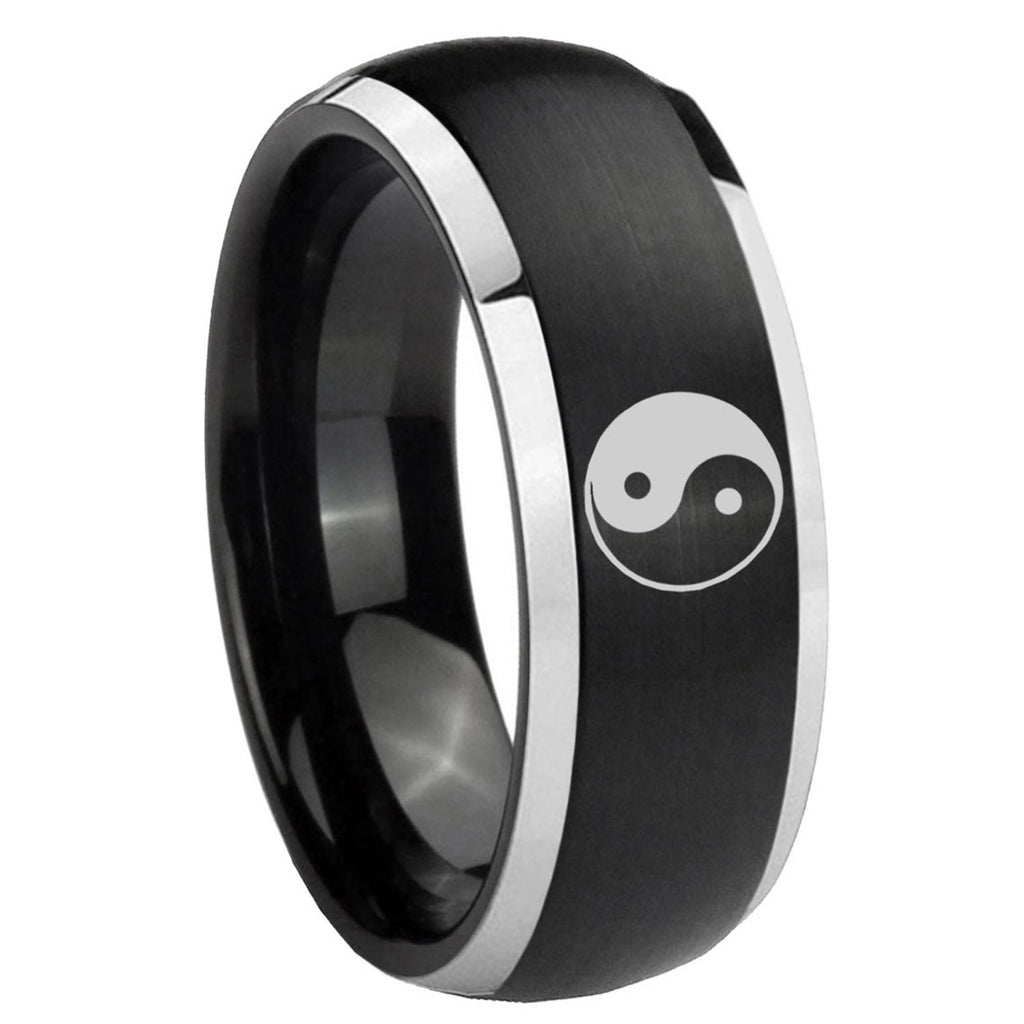 Capricorn Zodiac Tungsten Carbide Bridal Band Set