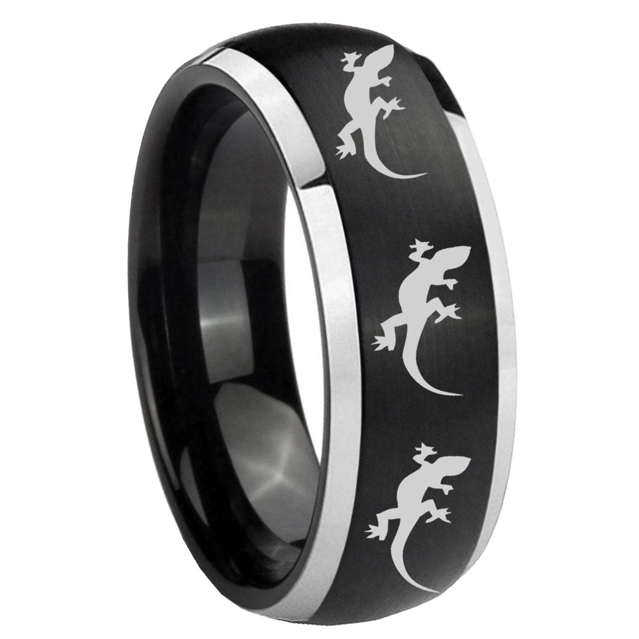 Multiple Green Lantern Tungsten Carbide Engagement Ring Set
