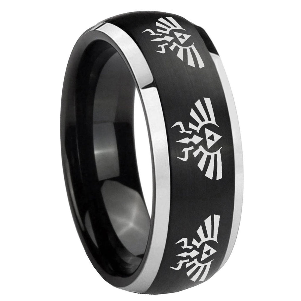 Green Lantern Tungsten Carbide Couples Ring Set
