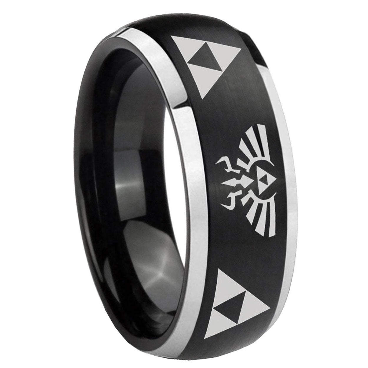 Multiple Maltese Cross Tungsten Carbide Bridal Ring Sets