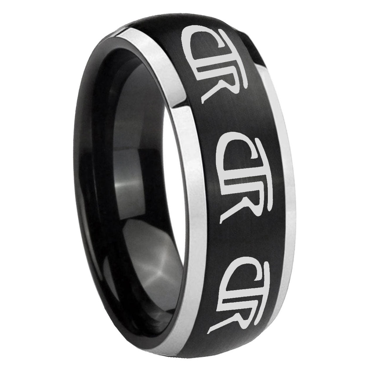 Anchor Tungsten Carbide Matching Ring Set