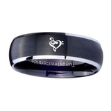 8mm-Music-&-Heart-Dome-Brushed-Black-2-Tone-Tungsten-Mens-Engagement-Band