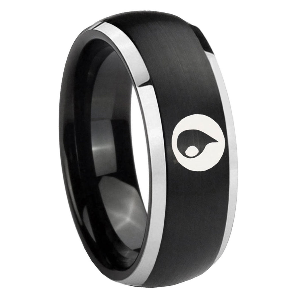 Seal of Seven Tungsten Carbide Wedding Set Rings