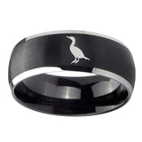 8mm-Cormorant-Dome-Brushed-Black-2-Tone-Tungsten-Personalized-Ring