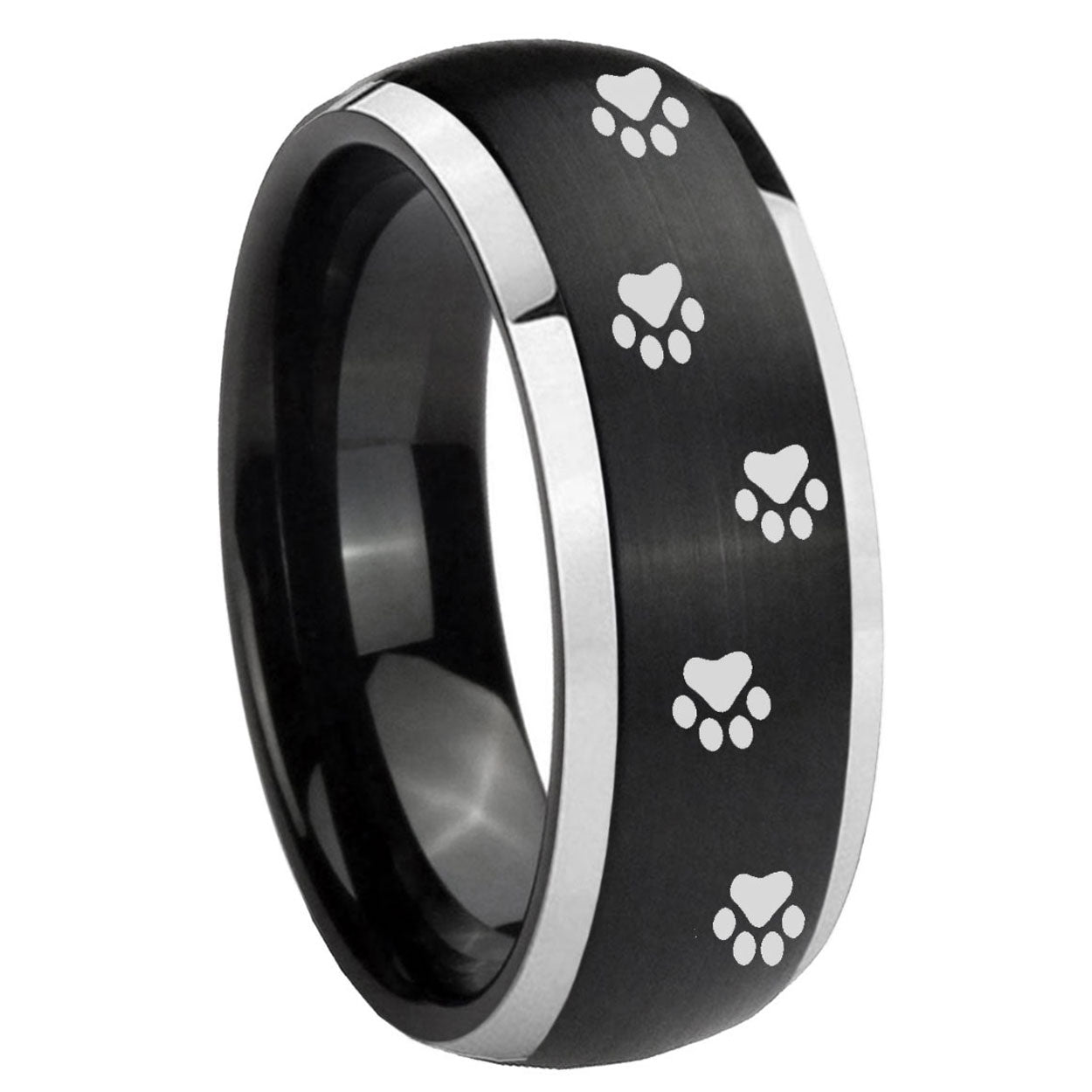 Irish Claddagh Tungsten Carbide Wedding Ring Sets