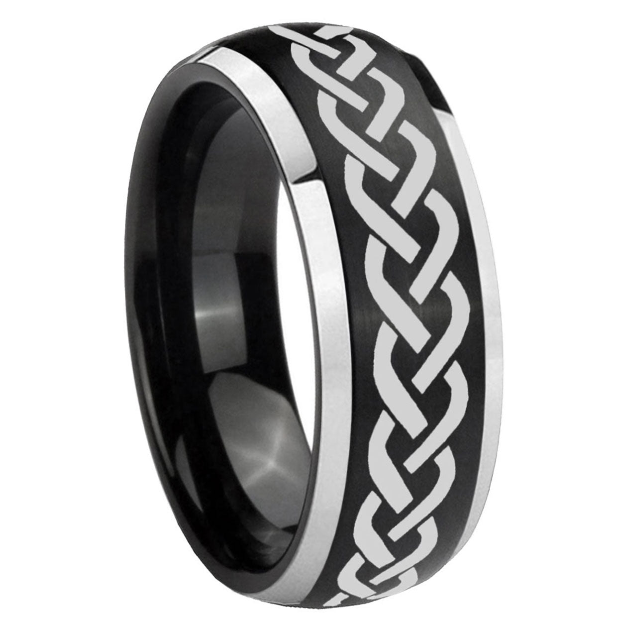 Freemason Masonic Tungsten Carbide Wedding Ring Set