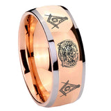 8mm-Masonic-32-Design-Dome-Rose-Gold-Tungsten-Carbide-Wedding-Engraving-Ring