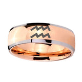 8mm-Aquarius-Horoscope-Dome-Rose-Gold-Tungsten-Carbide-Wedding-Band-Mens