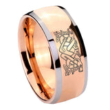8mm-Celtic-Dog-Dome-Rose-Gold-Tungsten-Carbide-Men's-Ring