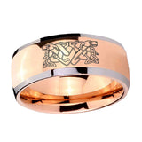 8mm-Celtic-Dog-Dome-Rose-Gold-Tungsten-Carbide-Men's-Ring