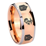 8mm-Marine-Army-Sergeant-Dome-Rose-Gold-Tungsten-Carbide-Custom-Ring-for-Men