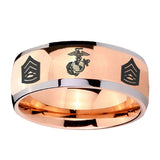 8mm-Marine-Army-Sergeant-Dome-Rose-Gold-Tungsten-Carbide-Custom-Ring-for-Men