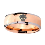 8mm-Offspring-Dome-Rose-Gold-Tungsten-Carbide-Men's-Wedding-Band