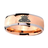 8mm-Claddagh-Design-Dome-Rose-Gold-Tungsten-Carbide-Mens-Promise-Ring