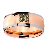 8mm-Celtic-Design-Dome-Rose-Gold-Tungsten-Carbide-Men's-Band-Ring