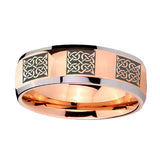 8mm-Multiple-Celtic-Dome-Rose-Gold-Tungsten-Carbide-Custom-Mens-Ring