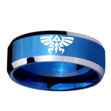10mm-Zelda-Skyward-Sword-Beveled-Blue-2-Tone-Tungsten-Mens-Engagement-Band